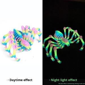 Modèle de jouet araignée squelette en plastique blanc, accessoire sur le thème des animaux pour enfants de 7 à 12 ans, unisexe, produit fini - Product Image 6