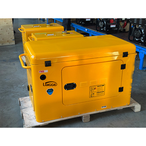 Generator diesel daya mesin Diesel menghasilkan konsumsi bahan bakar rendah 12kW senyap untuk rumah senyap - Product Image 4