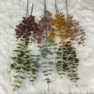 Ramas de <span class=keywords><strong>eucalipto</strong></span> Redondas de Plástico decorativas para el hogar, hojas artificiales de árbol, dinero, YOPIN-1157 - Product Image 4