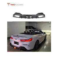 Accessoires en carbone TAKD très demandés, diffuseur en fibre de carbone, lèvre de pare-chocs arrière pour BMW Série 8 G14/G15