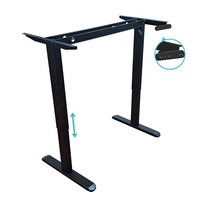Cadre de bureau électrique moderne à moteur unique, réglable en hauteur, construction en fer, robuste, capacité de 70 kg, qualité commerciale pour bureau