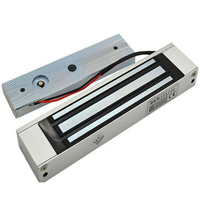 DFD Serrure de porte électromagnétique 12V à forte force de maintien 180KG 300LBS, serrure de placard en alliage d'aluminium certifiée FCC CE