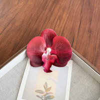 Épingles à cheveux en orchidée florale artificielle personnalisée Accessoires pour cheveux de vacances en bord de mer
