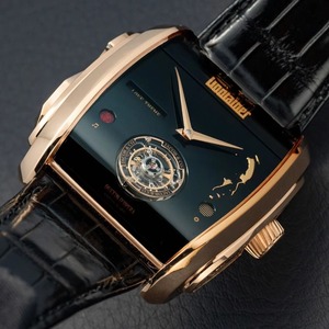 Reloj de Lujo Godfather II de Acero Inoxidable con Correa de Cuero, Movimiento Mecánico, Esfera Analógica-Digital, Unisex, para Buceo, 50 - Product Image 3