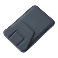 Étui de portefeuille en PU imperméable avec logo personnalisé et aimant puissant pour 16/15/14/13/12 Pro Max, support et porte-cartes, utilisation sur bureau et lit