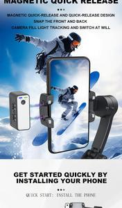 スマートフォンAIスタビライザージンバルインテリジェントフェイストラッキング360度フィルライト自撮り棒スタビライザースポーツ<span class=keywords><strong>3</strong></span>軸ジンバル - Product Image 6