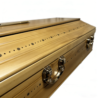 Ataúd Funerario Europeo de Madera Personalizado, Venta Directa de Fábrica al Por Mayor