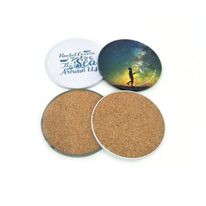 Jutien Nhà Máy Tùy Chỉnh Thực Hiện Bán Buôn Kim Loại Tin Cup Mat Nút Chai Coaster Cho Uống - Product Image 4