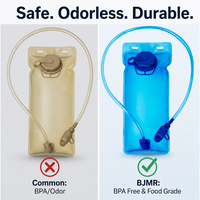 Poche à eau en TPU de qualité alimentaire approuvée par la FDA, 1,5 L, 2 L, 3 L, anti-fuite, pour le VTT, le cyclisme, le marathon, la randonnée, le camping