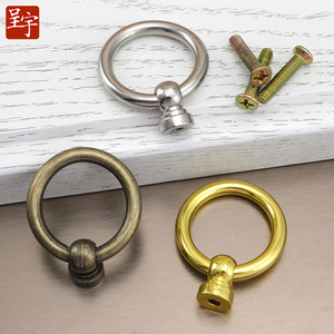 Chengyu Zinc Alloy Round Ring <b>Drawer</b> Handle Traditional Style Furniture Hardware - Product Image 2