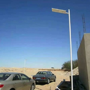 Solar Street <b>Light</b> 60W LED Aluminum Alloy Mono Si Solar Cell Wall Mount 8M <b>Pole</b> Kit - Product Image 5