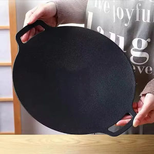 <span class=keywords><strong>Poêle</strong></span> à griller en fonte KZR, best-seller, <span class=keywords><strong>antiadhésive</strong></span>, ronde, pour le camping en plein air, pour la cuisson au barbecue - Product Image 5