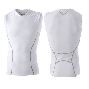 Camisetas de entrenamiento sin mangas para hombre, camisetas de corte de compresión para correr de secado rápido, camiseta sin mangas de entrenamiento atlético - Product Image 1