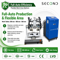 Machine de distribution de colle CNC à 3 axes certifiée CE, précision 0,025 mm, pour colle thermofusible, avec double valve et réservoir grande capacité