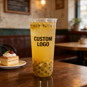 Conteneur en plastique transparent épais de luxe jetable en forme de U de 11 oz, 20 oz, 30 oz pour thé au lait en gros - Product Image 5