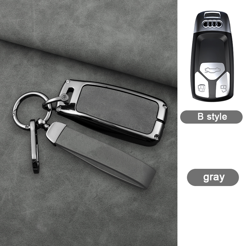 สีเทา พร้อมสายคล้องมือ แบบ B