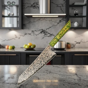 Nuevo diseño <span class=keywords><strong>Damasco</strong></span> Kiritsuke cuchillo de cocina 8,5 pulgadas chef japonés forjado en acero VG10 de alto carbono hecho a mano cuchillo de cobre <span class=keywords><strong>Damasco</strong></span> - Product Image 1