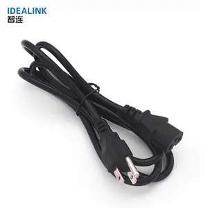 Laptop Ac Cable Universal Us 220V Copper Power Cable 3 Prong Laptop Ac Power Cord Plug Cable