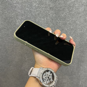 Funda de Teléfono de Lujo Magnética de PU con Tacto de Piel <span class=keywords><strong>y</strong></span> Forro de Franela de Color Puro para <span class=keywords><strong>iPhone</strong></span> 17 Air 16 15 Pro Max, en Tendencia - Product Image 2