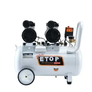 Grote Capaciteit Lage Prijs Oilless 50hp Silent Air Compressor Motor Draagbare Luchtcompressor 50L Voor Verkoop