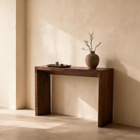 Table console en bois de style américain moderne |   Buffet d'entrée de luxe |   Buffet élégant pour couloir et salon