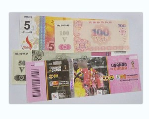 Papel de marca de agua personalizado, holograma de estampado en caliente, billete, billete para evento - Product Image 3