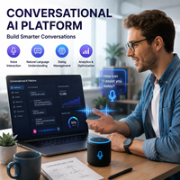 Développement de plateformes d'IA conversationnelle : Assistant vocal personnalisé pour le service client, reconnaissance vocale et automatisation