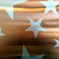 Prix usine 1mm 8K finition miroir plaque décorative en acier inoxydable SS 304 3mm épaisseur laminée à chaud EN BA couleur dorée"