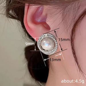 Orecchini Vintage Barocchi con Perle Finte per Donne, Eleganti Gioielli Avvolgenti alla Moda - Product Image 2