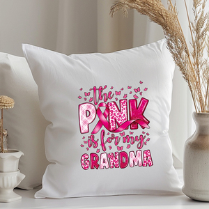 Hongcai Vente Chaude Rose Boxe Combattre Le Cancer dans Toutes Les Couleurs Logo En Plastique Transfert De Chaleur Impression Autocollants sur T-shirt Tissu - Product Image 5