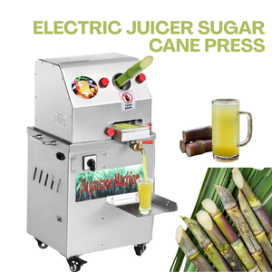 Machine à jus de canne à sucre électrique, extracteur de jus de canne à sucre, presse-canne à sucre commerciale, presse-canne à sucre automatique - Product Image 5