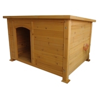 Nichoir pour chien en bois massif, super imperméable et durable, grand nichoir extérieur, abri pour animaux de compagnie, maison pour chien de jardin, design résistant aux intempéries