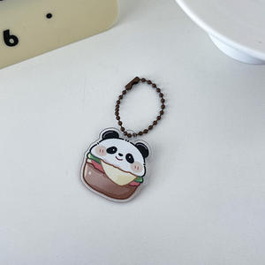 Cadre Photo Rond Transparent Personnalisé en Acrylique avec Porte-clés en Métal Porte-clés en Plastique Pendentif pour Cadeau Promotionnel - Product Image 6