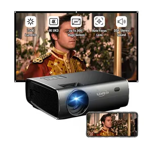 Proiettore cinematografico a Led Cinema Video Proyector Zoom proiettore gioco HD supporto Full HD 1080P 3D lavagna luminosa 2.4G/5G 5000 Wifi