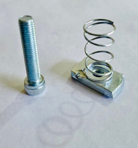 Spring Nut / Allen Bolt Thread Knurled Hexagon Socket Head Cylindrical Screw Allen Head Bolt Bolt and Nut - Product Image 2