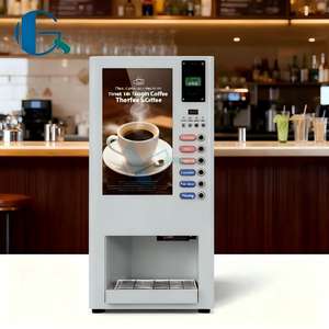 Vente en gros de <span class=keywords><strong>café</strong></span> commercial chaud/froid entièrement automatique professionnel distributeur automatique de pièces de monnaie/billets/paiement par carte de crédit Capacité de 200 <span class=keywords><strong>à</strong></span> 300 - Product Image 4