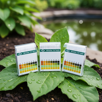 Bandelettes de test de pH universelles de précision WANBANG 0-14 avec précision de 1 pH, 88x65x10mm, pour l'eau, l'analyse de sol et les eaux usées industrielles