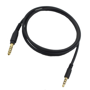 Câble <span class=keywords><strong>audio</strong></span> en PVC de 2 m compatible avec les écouteurs <span class=keywords><strong>Audio</strong></span>-<span class=keywords><strong>Technica</strong></span> ATH-GDL3 GL3, remplacement AUX mâle-mâle - Product Image 1