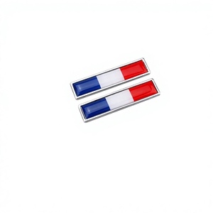 Pegatina Personalizada al por Mayor para Coche con Bandera de Francia, Emblema y Distintivo de Lujo para Coche de Aleación de Zinc y ABS - Product Image 4