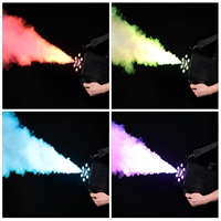 Machine à brouillard portable 1500W, souffleur de brouillard professionnel pour scène, lumière RGB pour discothèque, bar, DJ, fête, théâtre, effets spéciaux
