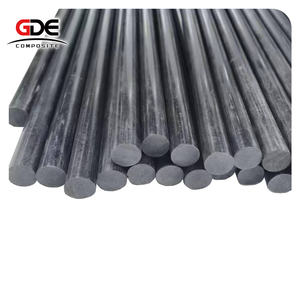 เสาคาร์บอนไฟเบอร์แบบดึงได้แท่งกลมคาร์บอนไฟเบอร์ยืดหยุ่นน้ำหนักเบา - Product Image 1