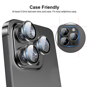 <span class=keywords><strong>Protector</strong></span> de Cristal Templado para <span class=keywords><strong>Cámara</strong></span> Trasera de <span class=keywords><strong>iPhone</strong></span> 17 Pro Max 16 Pro, Transparencia HD, Revestimiento AR, Cubierta de Lente Metálica a Prueba de Explosiones - Product Image 5