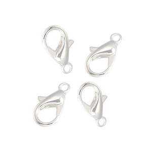 Cierre de Langosta de Cobre Pequeño, Chapado en Oro y Plata, Accesorios para Joyería DIY - Product Image 2