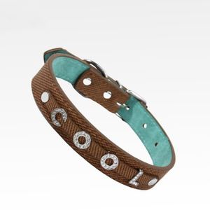 DIY Diamant-Buchstaben Alphabet Name Hundehalsband Leine Set Maßgefertigtes Leder-Haustierzubehör für Katzen Border Collies <span class=keywords><strong>Schnauzer</strong></span> - Product Image 5