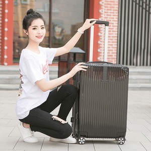 Valise à roulettes pour femme de 20 pouces avec roues pivotantes à 360 degrés, fermeture éclair de couleur unie, valise de voyage d'affaires - Product Image 1