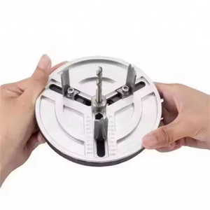 Scie cloche TEBAK pour le travail du bois, perceuse électrique, outil de perforation pour plaques de plâtre, aluminium, plastique, réglable - Product Image 6