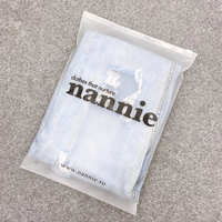 Sacs en plastique Poly à fermeture éclair, impression personnalisée, pièces, emballage éponge de maquillage, vente en gros