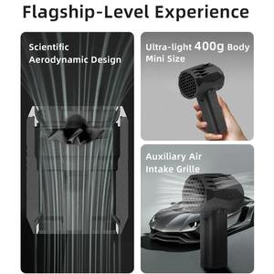 Ventilador Turbo Jet Mini X64, Ventilador de Conducto de Alta Velocidad de 64 mm, Motor sin Escobillas de 20 W, Carga Súper Rápida, Velocidad del Viento 240 km/h - Product Image 5
