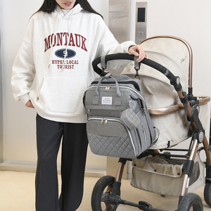 Portátil dobrável bebê cama moda impermeável Oxford Material grande capacidade fralda múmia saco com mamãe mochila - Product Image 3