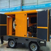 Compresseur d'air mobile à vis portable 37 kW-250 kW 50 CV-335 CV, résistant aux basses températures, adapté aux zones montagneuses